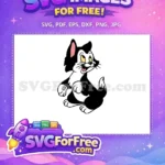 Free Figaro Cat Smiling Free Cartoon Pinocchio Free SVG - Instant Download
