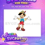 Free Smiling Puppet Free Blue Bowtie Pinocchio Free SVG 2 - Instant Download