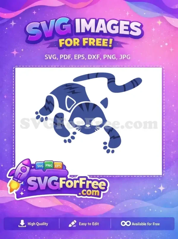 Free Catboy Pose Free Blue PJ Masks Movie Free SVG
