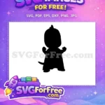 Free Gecko Silhouette Free Cartoon PJ Masks Free SVG - Instant Download