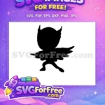 Free Owlette Silhouette Free PJ Masks Disney Free SVG 1 - Instant Download