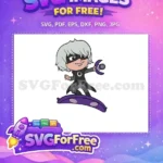 Free Grey Hair Free Purple Eyes Pj Masks Free SVG - Instant Download