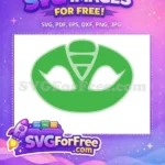 Free Owlette Mask Free Green PJ Masks Free SVG 2 - Instant Download
