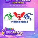 Free Connor Greg Amaya Free Squadgoals Pj Masks Free SVG - Instant Download