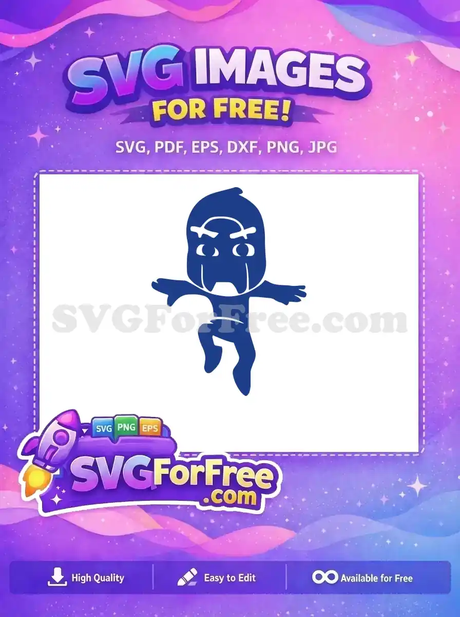 Free Owlette Character Free Angry Eyes Pj Masks Free SVG