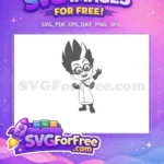 Free Gecko Waving Free PJ Masks Disney Free SVG - Instant Download