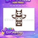 Free Stacked Masks Free Totem PJ Masks Disney Free SVG - Instant Download