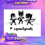 Free Gecko Owlette Catboy Pj Masks Free Heroes Squad Free SVG - Instant Download