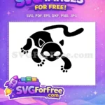 Free Catboy Silhouette Free Pj Masks Character Free SVG 2 - Instant Download