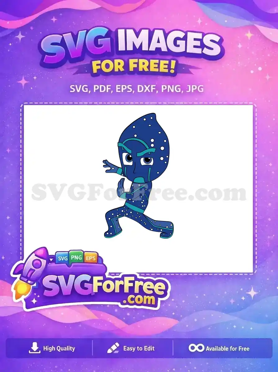 Free Owlette Pose Free Dark Blue Pj Masks Free SVG