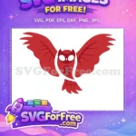 Free Red Owlette Wings Free Cartoon PJ Masks Free SVG - Instant Download