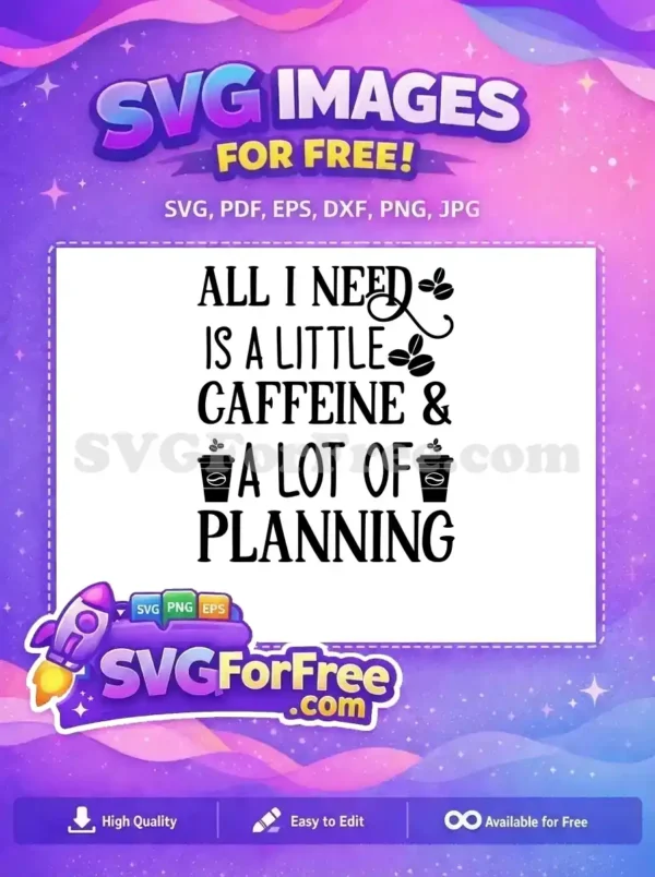 Free Planner Quotes Free Simple Line Art Free SVG