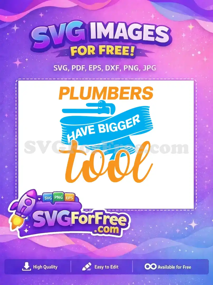 Free Plumber Wrench Free Bigger Tool Plumber Free SVG