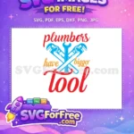 Free Red Plumbers Tool Free Blue Wrenches Plumber Free SVG - Instant Download
