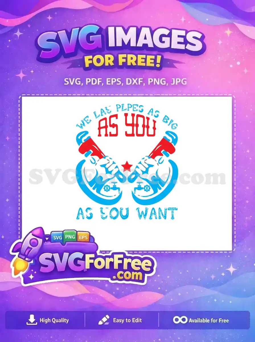 Free Red Pipes Free Blue Faucets Plumber Quotes Free SVG