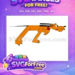 Free Orange Pluto Anxious Expression Free Collar Detail Disney Free SVG - Instant Download