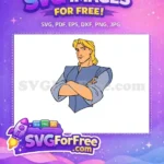 Free Confident Blonde John Smith Free Arms Crossed Pocahontas Free SVG - Instant Download