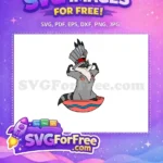 Free Muscular Raccoon Free Headdress Paw Pocahontas Free SVG - Instant Download