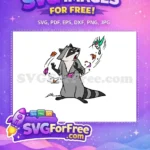 Free Meeko Shocked Expression Free Colorful Hummingbird Pocahontas Free SVG - Instant Download