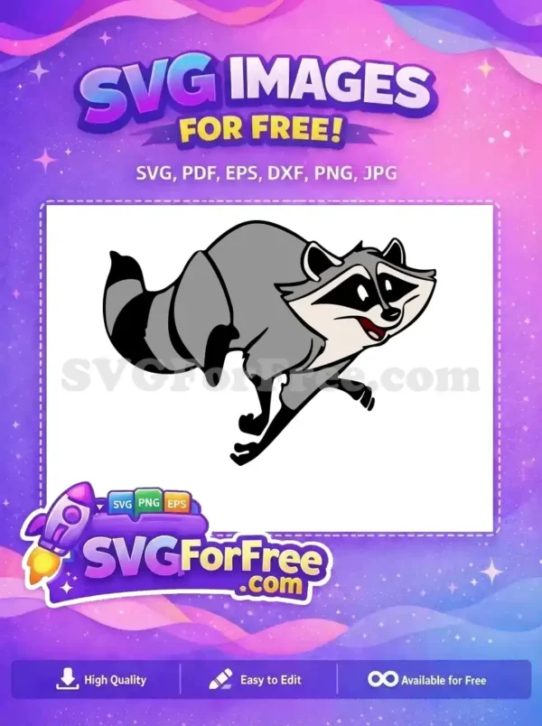 Free Smiling Raccoon Face Free Gray Furry Animal One Free SVG Free Smiling Raccoon Face Free Gray Furry Animal One Free SVG