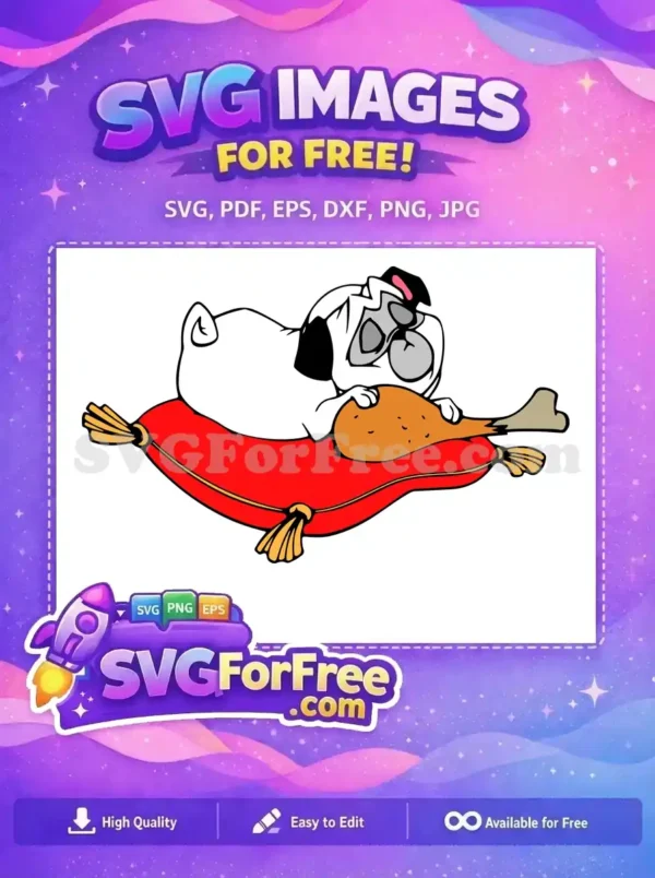 Free Meeko Relaxing Free Turkey Leg Pocahontas Free SVG Free Meeko Relaxing Free Turkey Leg Pocahontas Free SVG