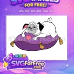 Free Percy Sad Eyes Free on Pillow Pocahontas Free SVG - Instant Download