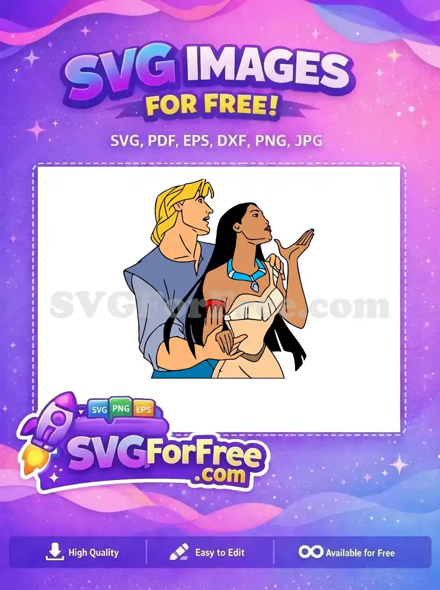 Free Curious Gaze Free Turquoise Necklace Pocahontas Free SVG