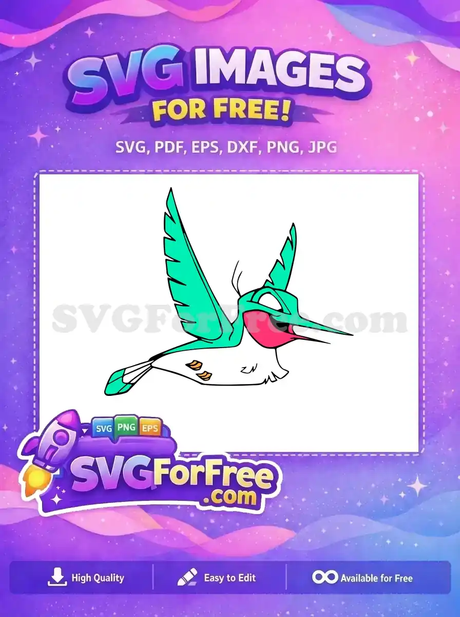 Free Flit Smiling Free Bird Pocahontas Flying Free SVG