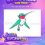 Free Turquoise Rufous Hummingbird Free Cartoon Bird Pocahontas Free SVG - Instant Download