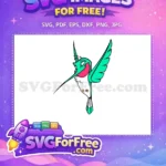 Free Flit Angry Bird Free Turquoise and Pink Pocahontas Free SVG - Instant Download