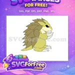 Free Pointy Spikes Free Sharp Claws Sandslash Pokemon Free SVG - Instant Download
