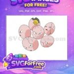 Free Cracked Angry Eggs Free Pokemon Cartoon Free SVG - Instant Download
