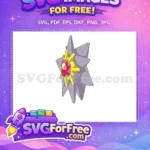 Free Purple Star Free Yellow Center Pokemon Free SVG 1 - Instant Download