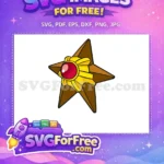 Free Brown Starfish Free Red Gemstone Pokemon Free SVG 1 - Instant Download