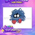 Free Blue Vines Free Red Feet Tangela Pokemon Free SVG - Instant Download