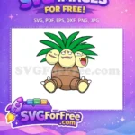 Free Three Heads Free Exeggutor Pokemon Cartoon Free SVG - Instant Download