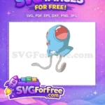 Free Tentacool Angry Expression Free Cartoon Pokemon Free SVG - Instant Download