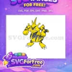Free Electabuzz Angry Face Free Black Stripes Pokemon Free SVG 1 - Instant Download