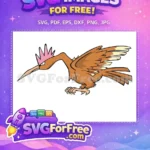 Free Fearow Angry Eyes Free Brown Flying Pokemon Free SVG - Instant Download