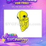 Free Yellow Cocoon Free Metapod Pokemon Cartoon Free SVG - Instant Download