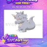 Free Gray Rhydon Angry Expression Free Pokemon Cartoon Free SVG - Instant Download