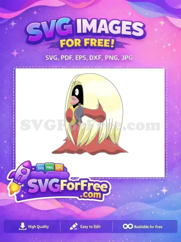 Free Pointing Jynx Free Psychic Pokemon Cartoon Free SVG