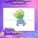 Free Oddish Running Free Bulb Pokemon Cartoon Free SVG - Instant Download