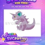 Free Purple Angry Pokemon Free Horns Cartoon Free SVG - Instant Download