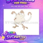 Free Angry Expression Free Mankey Pokemon Cartoon Free SVG - Instant Download