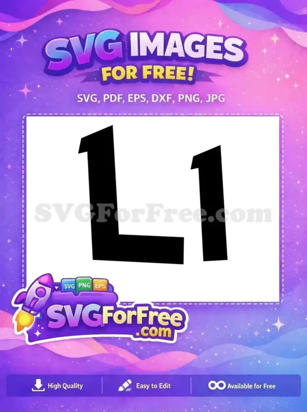 Free Number One Free Simple Outline Pokemon Free SVG