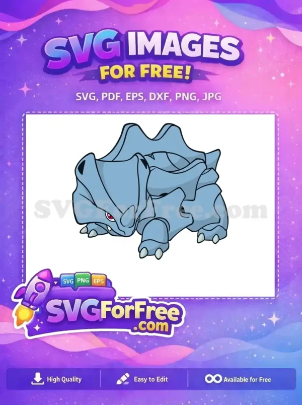Free Rhydon Pokemon Angry Red Eyes Free Cartoon Style Free SVG Free Rhydon Pokemon Angry Red Eyes Free Cartoon Style Free SVG