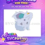Free Nidorino Pokemon Upward Gaze Free Purple Spots Pokemon Free SVG - Instant Download