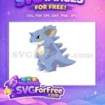 Free Purple Pokemon Free Cartoon Style Nidorino Free SVG - Instant Download