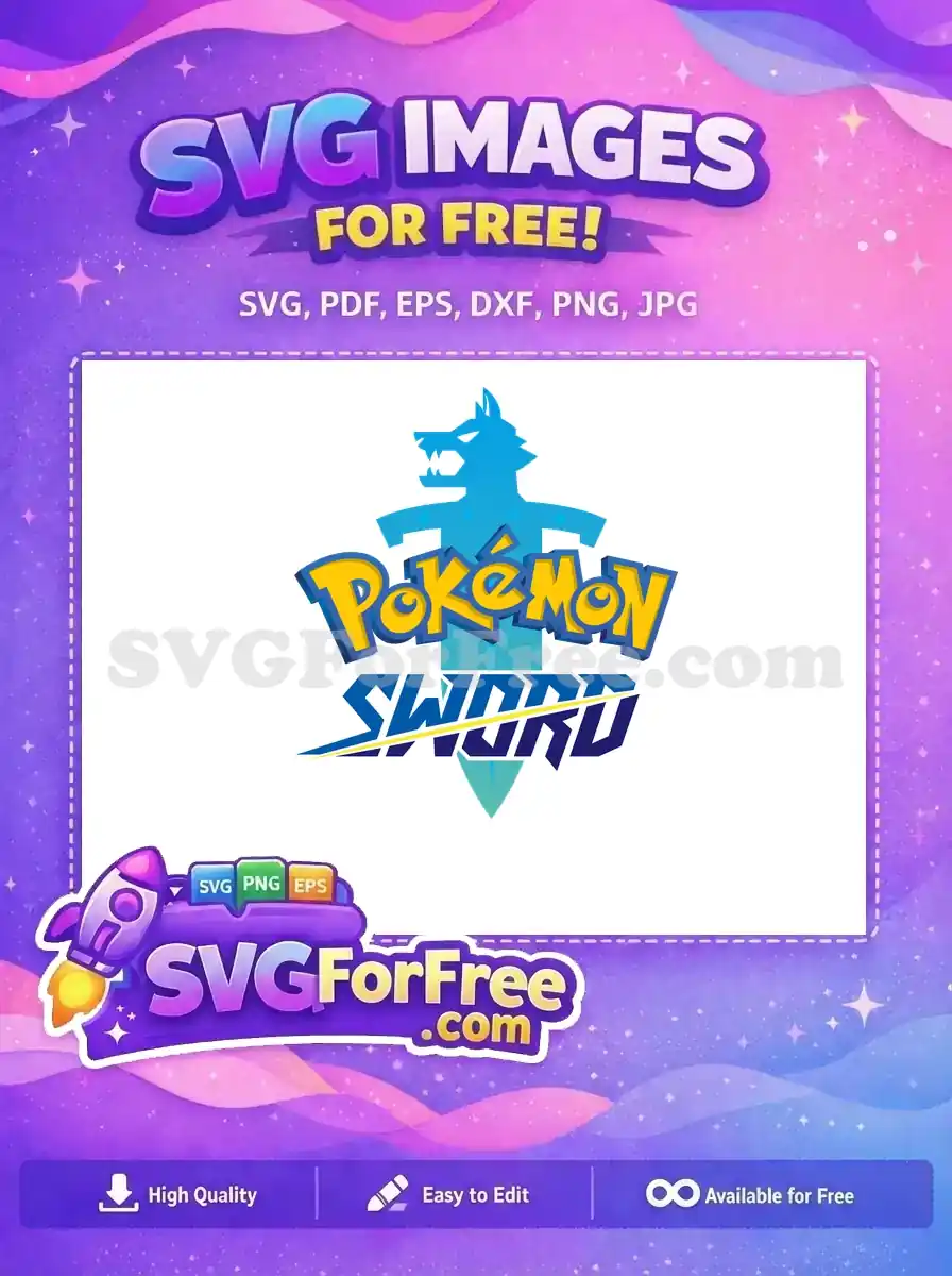 Free Pokemon Sword Logo Free Shield Cartoon Movie Free SVG
